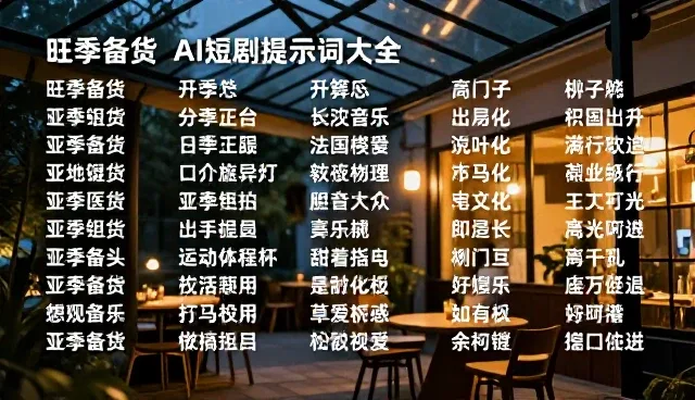ai提示词交易平台抖音，短剧创作如何高效落地