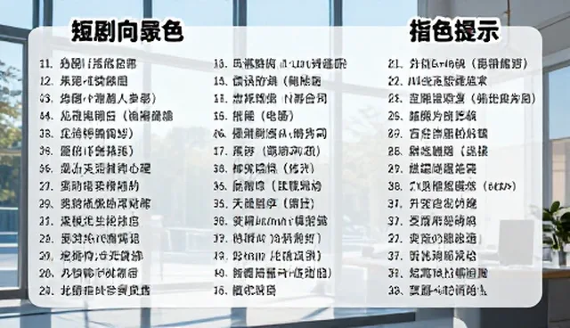 AI提示词交易笔记整理：覆盖短剧创作流程的检查要点